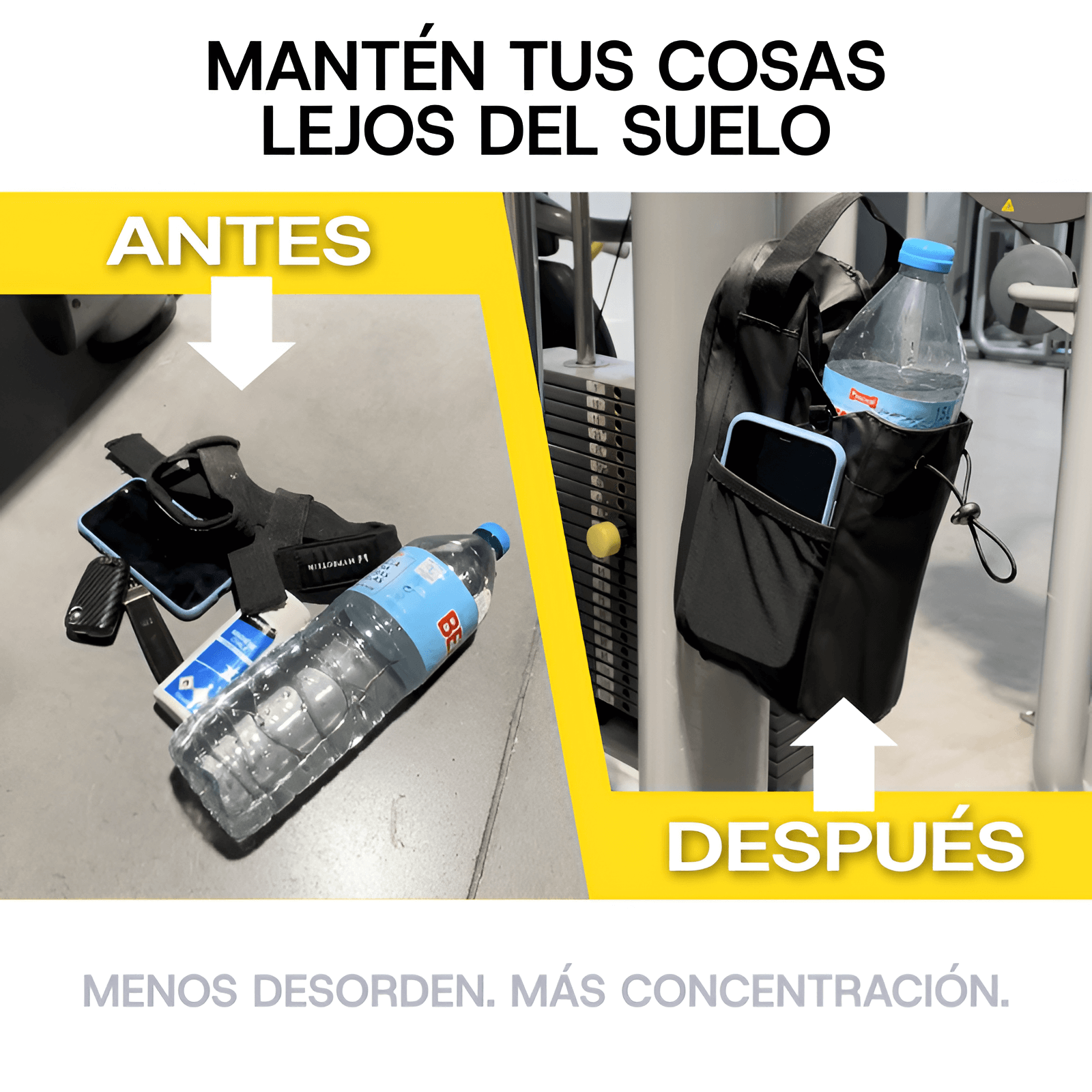 Bolsa Magnética GYM Triple Imán